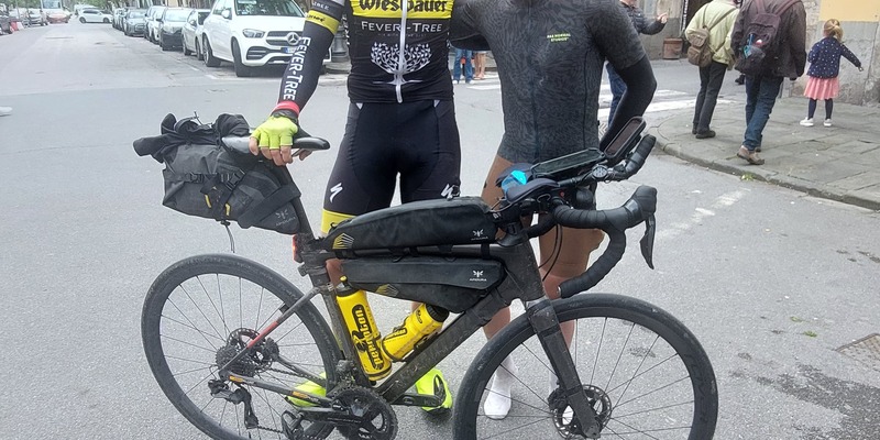 Christoph und der Schweizer Bruno Wicht - Foto: Christoph Strasser über pressetext.de