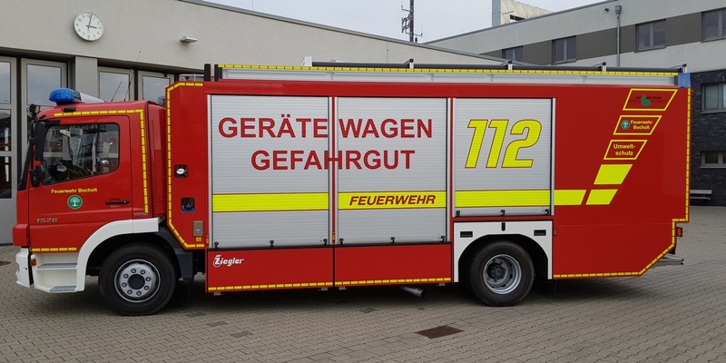 FW Bocholt: Gefahrguteinsatz im Industriegebiet Schlavenhorst - Foto: presseportal.de