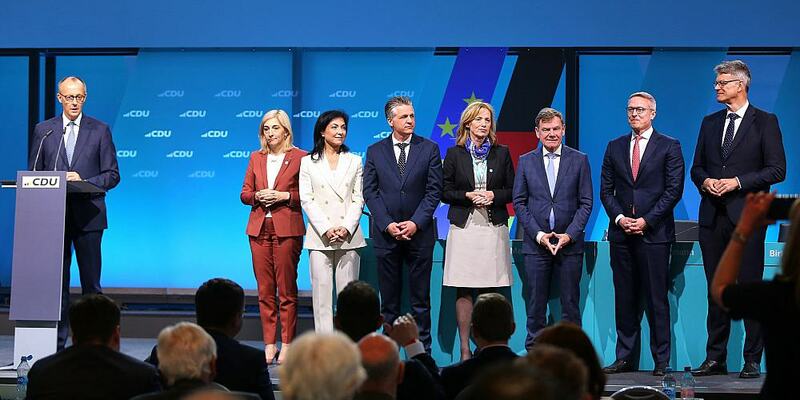 Friedrich Merz und seine Minister am 28.04.2025 - Foto: über dts Nachrichtenagentur