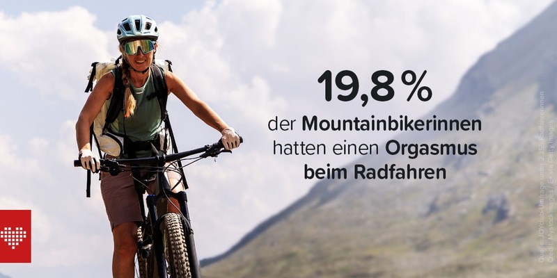 Höhepunkt im Fahrradsattel: Jede neunte Frau kommt beim Radfahren - Foto: presseportal.de