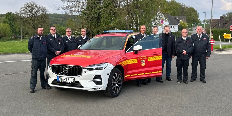 FW-EN: Neuer Kommandowagen für die Feuerwehr Wetter (Ruhr) - Foto: presseportal.de