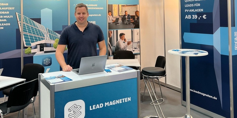 Leadmagneten: Als unverzichtbarer Partner für die Solarbranche auch 2025 wieder auf der Intersolar Europe vertreten - Foto: presseportal.de