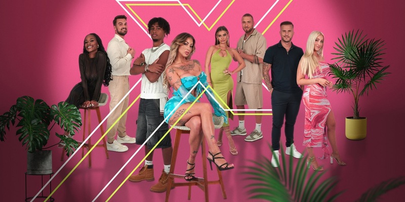 Nara Silvio Senn Jermaine Diallo Bellydah Gabriela Alves Lars Robin Riebling Lena Schiwiora Match My Ex - Foto: Joyn/René Lohse, presseportal.de