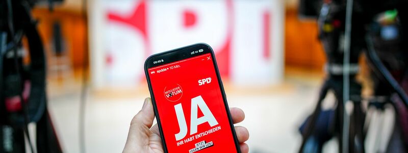 Die SPD sagt «Ja» zur schwarz-roten Koalition. - Foto: Kay Nietfeld/dpa