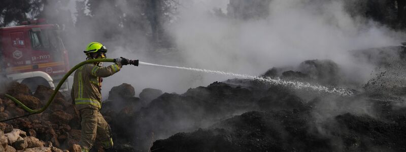 Seit Mittwoch toben in der Gegend um Jerusalem schwere Waldbrände. - Foto: Ohad Zwigenberg/AP/dpa