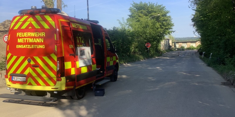 FW Mettmann: Person mutmaßlich im Gewässer eines Steinbruchs vermisst - Foto: presseportal.de