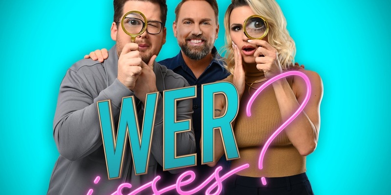 Chris Tall Steven Gätjen Michelle Hunziker Wer isses? - Foto: Joyn/Willi Weber, presseportal.de