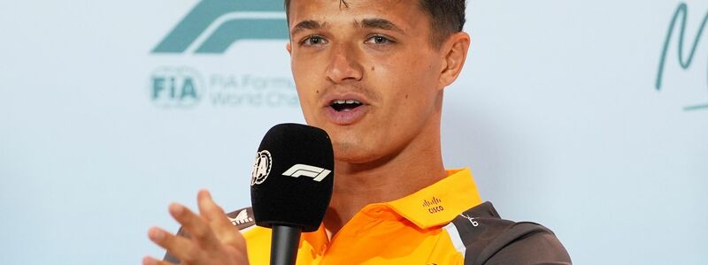 Lando Norris behält im Sprint-Chaos von Miami den Durchblick. - Foto: Rebecca Blackwell/AP/dpa
