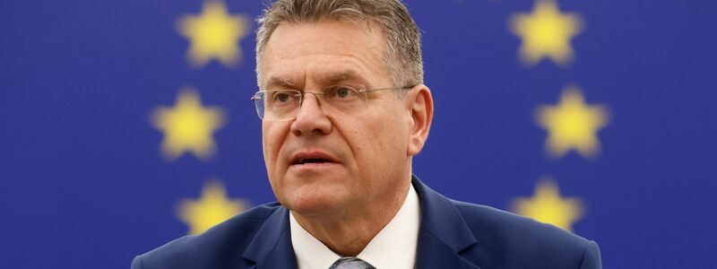 Sefcovic warnt vor weiteren US-Zöllen.  (Archivbild) - Foto: Jean-Francois Badias/AP/dpa
