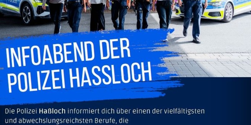 POL-PDNW: Berufsinfoabend bei der Polizei Haßloch - Foto: presseportal.de