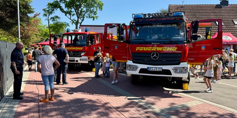 FW Hünxe: Voller Erfolg - Viele Gäste beim Brandschutztag in Drevenack - Foto: presseportal.de