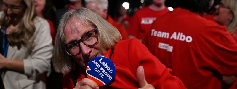 Labor-Anhänger brachen in Jubel aus. - Foto: Dean Lewins/AAP/dpa