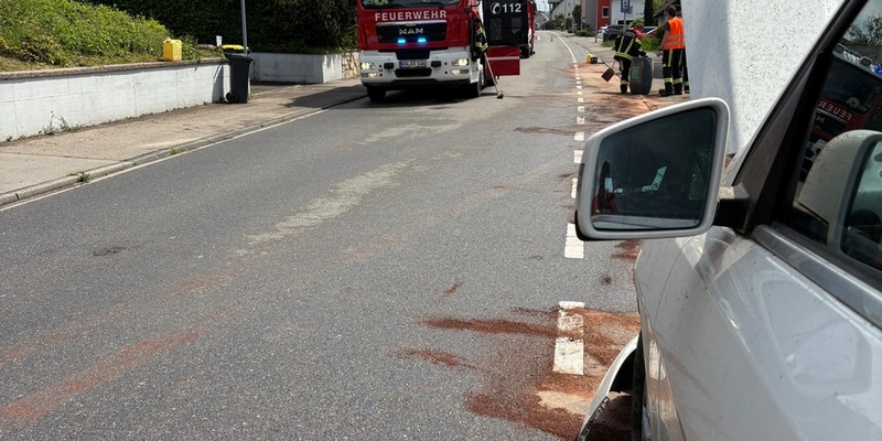 FW Allensbach: G1 Ölspur außerorts nicht dringlich - Foto: presseportal.de