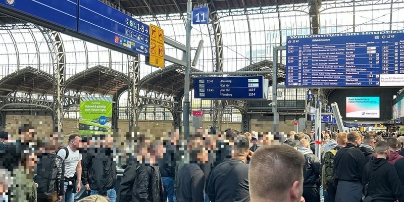 BPOL-HH: Einsatz der Bundespolizei im bahnpolizeilichen Bereich zur Begegnung in der 1. Bundesliga FC St. Pauli - VfB Stuttgart- Bundespolizei zieht positive Bilanz- - Foto: presseportal.de