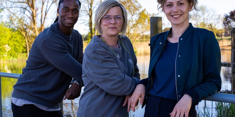 „Der Flensburg-Krimi“ geht weiter: Dreharbeiten für den dritten Film mit Katharina Schlothauer und Eugene Boateng in der Fördestadt - Foto: presseportal.de