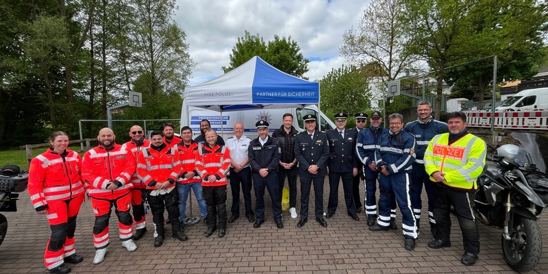 POL-DA: Brombachtal: Motorradfahrer der Polizei Südhessen und Niedersachsen gemeinsam bei Biker Safety Tour - Foto: presseportal.de