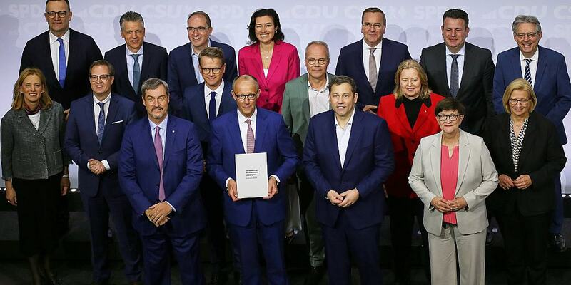 Unterzeichnung Koalitionsvertrag zwischen CDU, CSU und SPD am 05.05.2025 - Foto: über dts Nachrichtenagentur