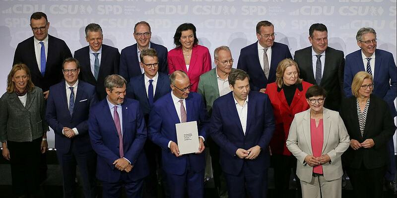 Unterzeichnung Koalitionsvertrag zwischen CDU, CSU und SPD am 05.05.2025 - Foto: über dts Nachrichtenagentur