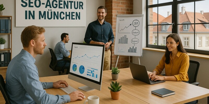 Wer eine SEO-Agentur in München beauftragt, der sollte auf einige Faktoren achten - Foto: Redaktion (mithilfe von KI kreiert)