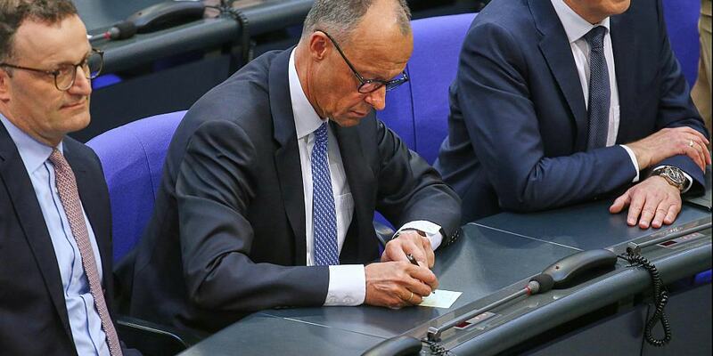Jens Spahn, Friedrich Merz, Alexander Dobrindt am 06.05.2025 - Foto: über dts Nachrichtenagentur