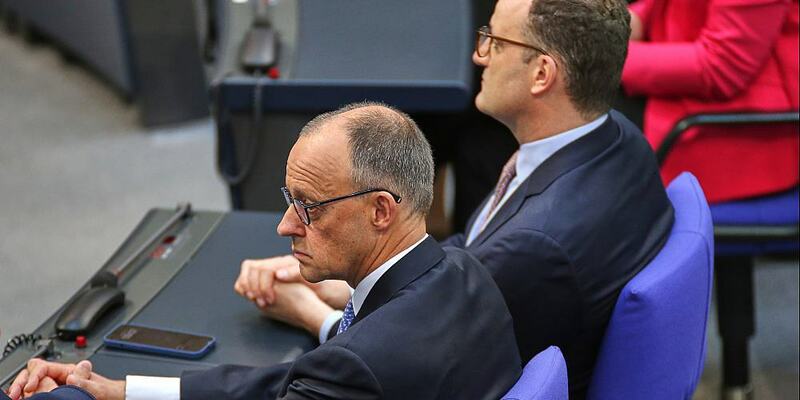 Friedrich Merz und Jens Spahn am 06.05.2025 - Foto: über dts Nachrichtenagentur