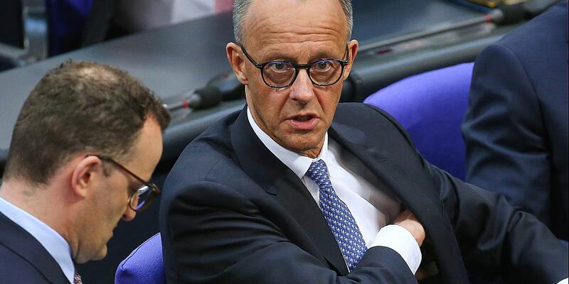 Jens Spahn, Friedrich Merz am 06.05.2025 - Foto: über dts Nachrichtenagentur