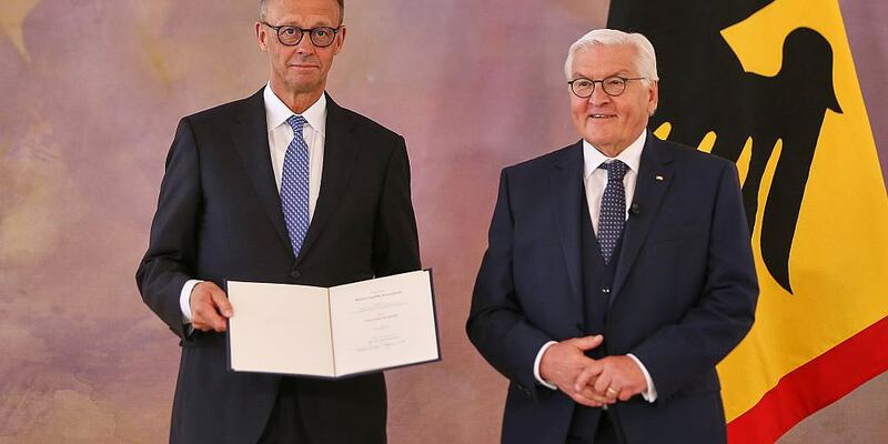 Friedrich Merz und Frank-Walter Steinmeier am 06.05.2025 - Foto: über dts Nachrichtenagentur