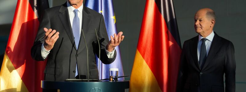 Jetzt hat er das Sagen im Kanzleramt: Friedrich Merz. - Foto: Michael Kappeler/dpa