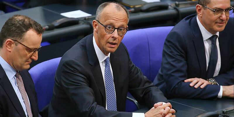 Jens Spahn, Friedrich Merz, Alexander Dobrindt am 06.05.2025 - Foto: über dts Nachrichtenagentur
