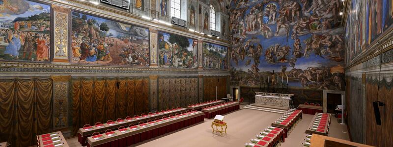 In der Sixtinischen Kapelle entscheidet sich in den nächsten Tagen, wer neuer Papst wird. - Foto: Uncredited/Vatican Media/AP/dpa
