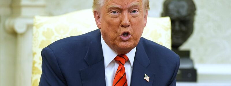 Trump will niedrigere Zinsen. (Archivbild) - Foto: Evan Vucci/AP/dpa