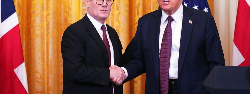 Für die USA ist der Handelsdeal mit Großbritannien der erste große seit Verhängung der Strafzölle. - Foto: Carl Court/Pool Getty Images North America/dpa