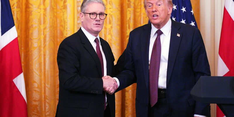 Für die USA ist der Handelsdeal mit Großbritannien der erste große seit Verhängung der Strafzölle. - Foto: Carl Court/Pool Getty Images North America/dpa