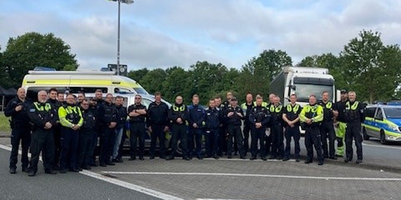 POL-MS: Gemeinsame Verkehrskontrolle auf der Autobahn 1 - Einsatzkräfte stellen Vielzahl an Verstößen fest - Polizei zieht Bilanz - Foto: presseportal.de