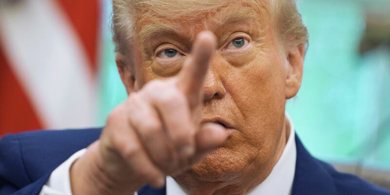 US-Präsident Trump gratuliert dem Papst.  - Foto: Evan Vucci/AP/dpa