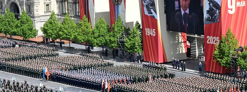 Der 80. Jahrestag des Sieges der Sowjetunion über Nazi-Deutschland wird in Russland groß gefeiert. - Foto: Maxim Bogovid/Photo host agency RIA Novosti/AP/dpa