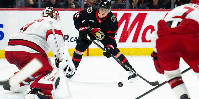 Die WM-Teilnahme von Deutschlands NHL-Star Tim Stützle wird immer wahrscheinlicher. - Foto: Spencer Colby/The Canadian Press/AP/dpa