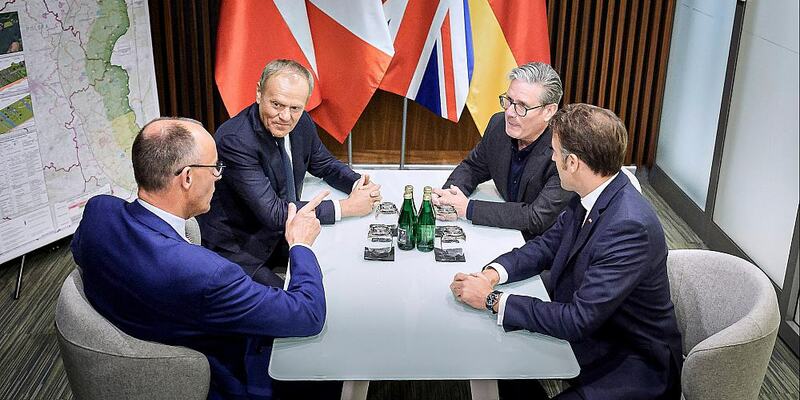 Staats- und Regierungschefs von Deutschland, Polen, UK und Frankreich reisen in die Ukraine am 09.05.2025 - Foto: Denzel, Jesco/BPA, über dts Nachrichtenagentur