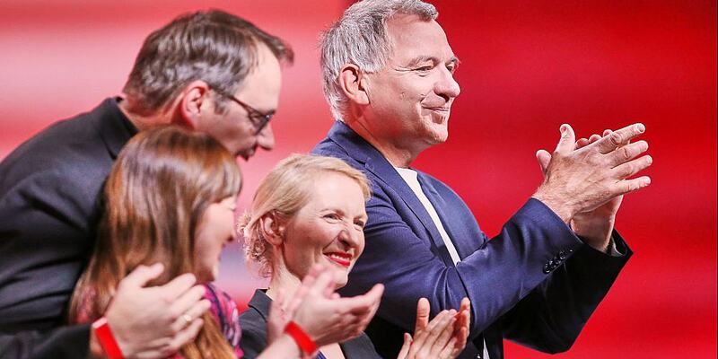 Heidi Reichinnek, Sören Pellmann, Ines Schwerdtner, Jan van Aken (Archiv) - Foto: über dts Nachrichtenagentur