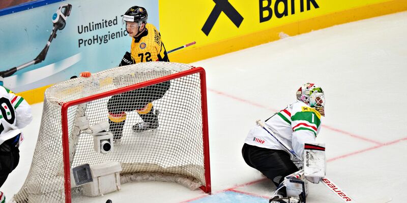 Dominik Kahun erzielte beim klaren Auftaktsieg gegen Ungarn den ersten WM-Treffer. - Foto: Henning Bagger/Ritzau Scanpix/AP/dpa