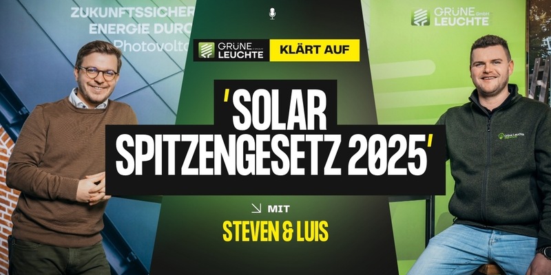 Dynamische Stromtarife & Netzsteuerung: Steven Hensel erklärt, was PV-Anlagen-Besitzer jetzt über das Solarspitzengesetz wissen müssen - Foto: presseportal.de