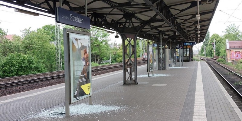 BPOLI DD: Zeugenaufruf nach Sachbeschädigung am Haltepunkt Dresden-Strehlen - Foto: presseportal.de