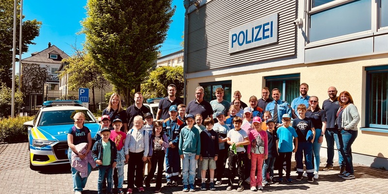 POL-PDMT: Kinder- und Jugendfeuerwehr Hartenfels zu Gast bei der Polizeiinspektion Westerburg - Foto: presseportal.de