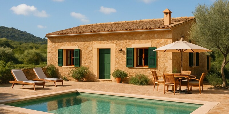 Die Deutschen lieben es, schöne Fincas in Manacor auf Mallorca zu mieten - Foto: Redaktion (mithilfe von KI kreiert)