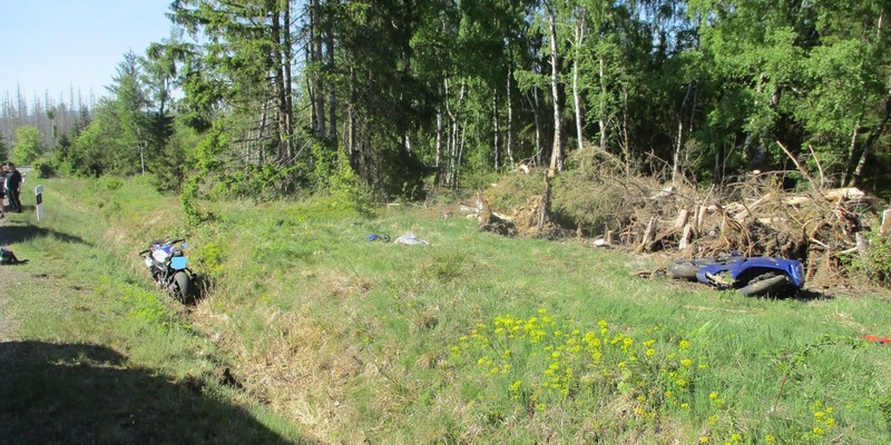 POL-GS: Polizeistation Braunlage: Krad Unfall mit einer schwer verletzten Person - Foto: presseportal.de