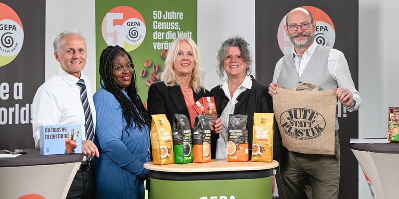 50 Jahre GEPA - Taste a fair world! / 10,9 Prozent mehr Umsatz in 2024; Fairness zählt: Blick nach vorn - Foto: presseportal.de