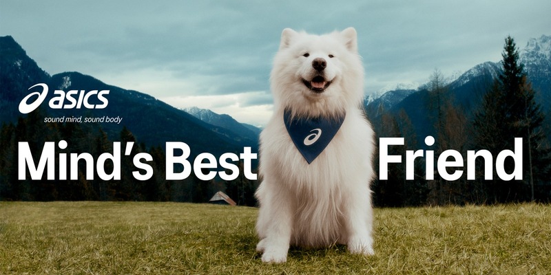 Vier Pfoten, eine Mission: ASICS motiviert mit Hund als Markenbotschafter zu mehr Bewegung - Foto: presseportal.de