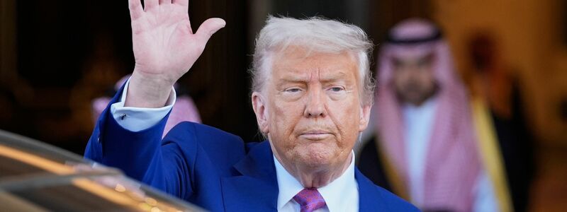  «Viel Glück, Syrien», sagte Trump in Riad.  - Foto: Alex Brandon/AP/dpa