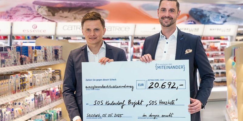 Spendenaktion von dm & NIVEA - Foto: dm/Neumayr über pressetext.de