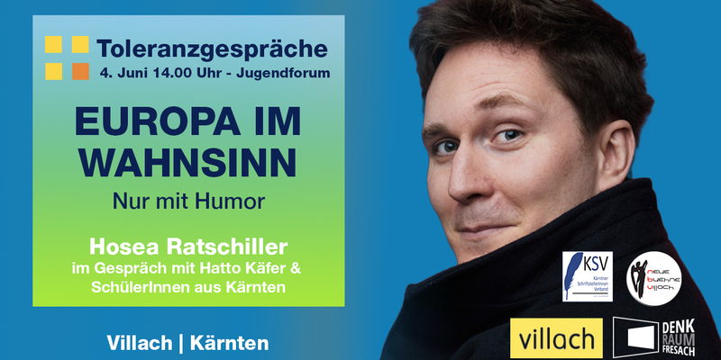 Hosea Ratschiller zu Gast in Villach - Foto: Denk.Raum.Fresach über pressetext.de